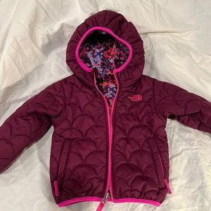 North Face toddler reversible coat 2T